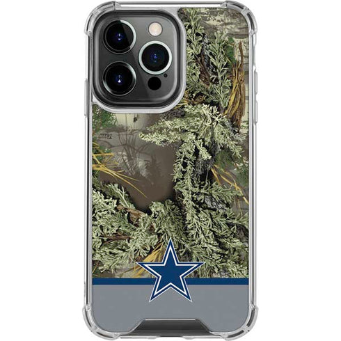 NFL Realtree Camo Dallas Cowboys iPhone 16 Pro Clear Case